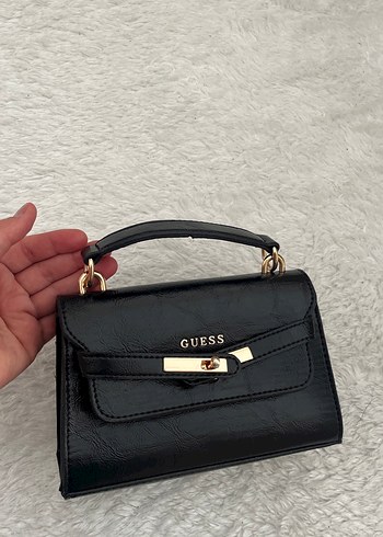 Guess Siyah Deri Kadın Çanta