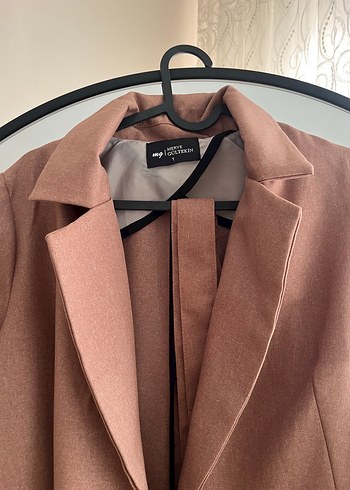 Camel Rengi Midi Süet Kemerli Kadın Kaban - Görsel 3