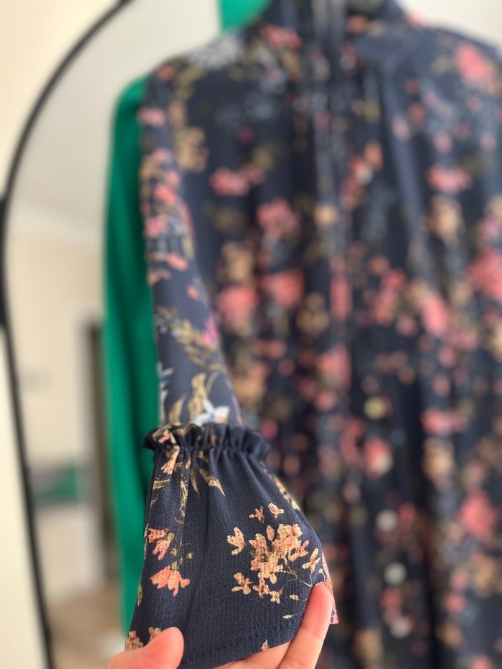 Çiçek Desenli Bohem Uzun Elbise - Görsel 3