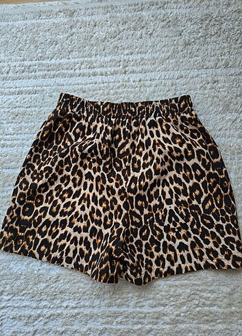 Kadın Leopar Şort Asos