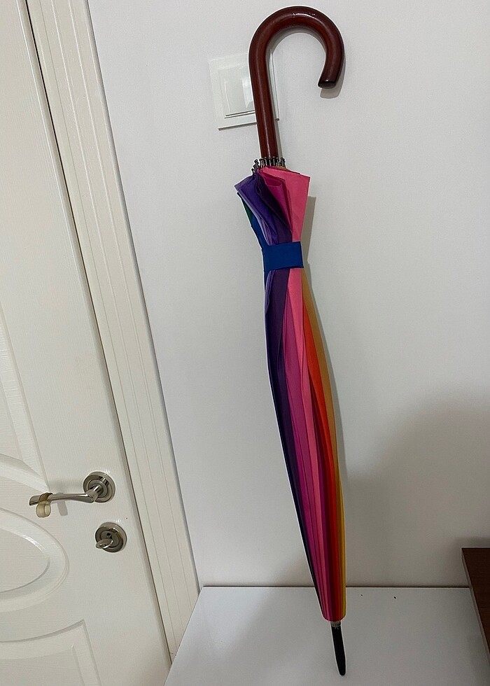 Rengarenk büyük boy şemsiye - Görsel 2