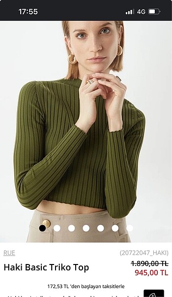 Rue Haki Crop Triko