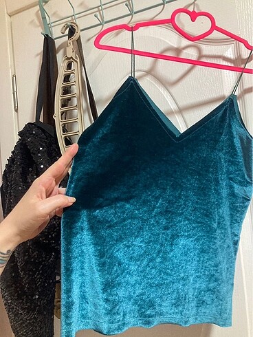 m Beden Pull&Bear Velvet Bluz