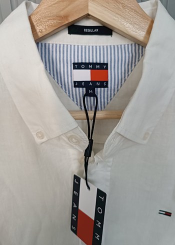 Erkek Beyaz Keten Uzun Kollu Gömlek - Görsel 2