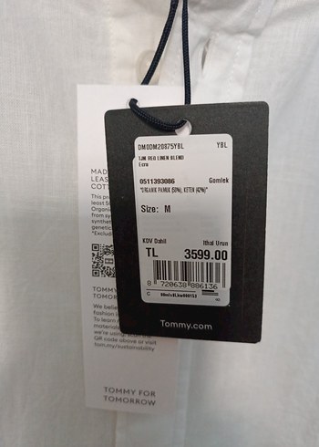 Erkek Beyaz Keten Uzun Kollu Gömlek - Görsel 4