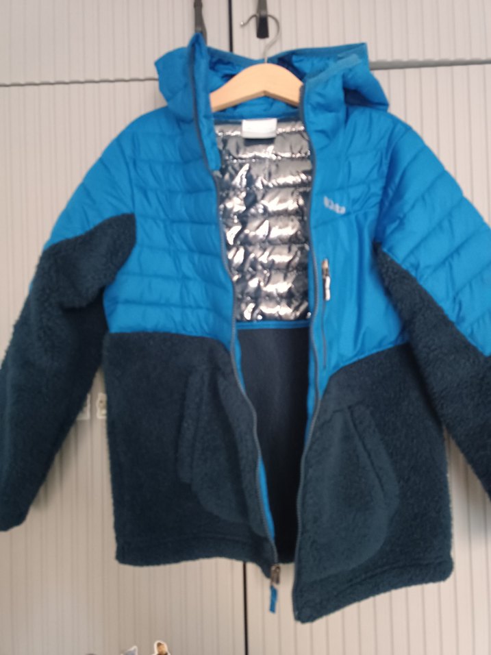 Columbia Mavi Fermuarlı Erkek Çocuk Mont - Görsel 2