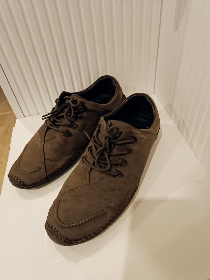 Kahverengi Süet Erkek Günlük Ayakkabı - Görsel 2