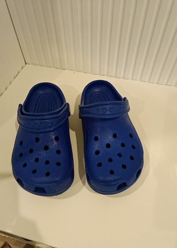 Crocs Tarzı Mavi Çocuk Terlik - Görsel 4