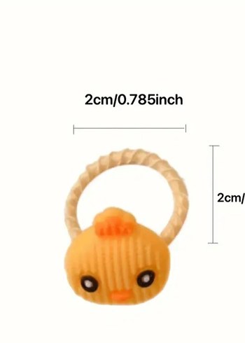 Figürlü Kız Çocuk Lastik Tokası - Görsel 3