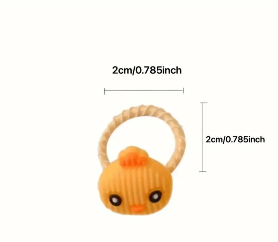 Figürlü Kız Çocuk Lastik Tokası - Görsel 3