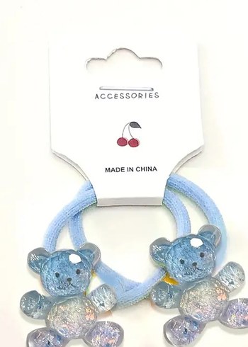 Renkli Ayıcık Figürlü Elastik Saç Tokaları - Görsel 2