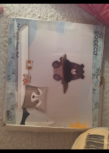 Kahverengi Ayı Temalı Çocuk Rafı - Görsel 2