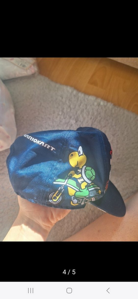 Renkli Baskılı Erkek Çocuk Kot Şapka - Görsel 3