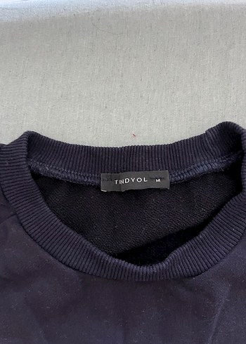 Mavi Baskılı Rahat Kesim Sweatshirt - Görsel 3