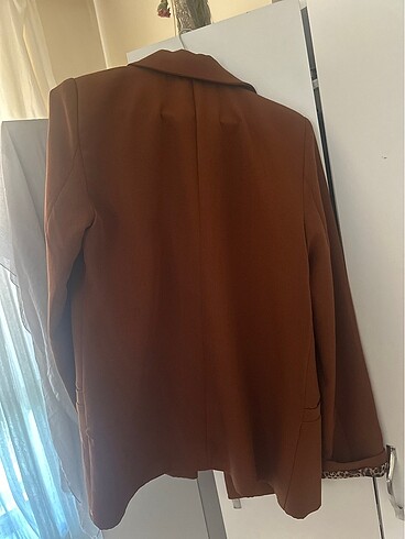 s Beden kahverengi Renk Blazer ceket