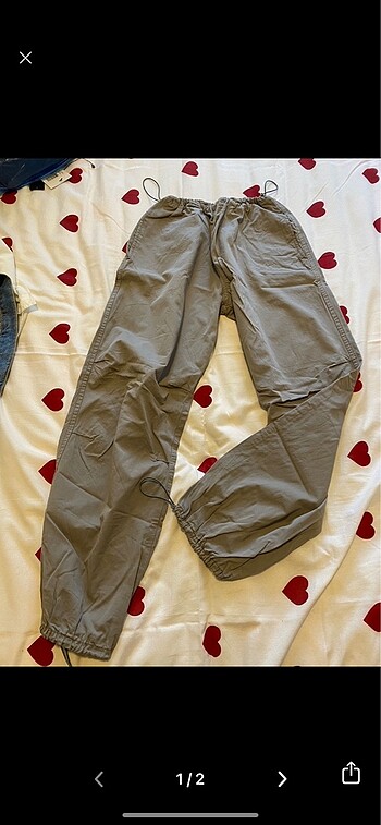 stradivarius paraşüt pantolon