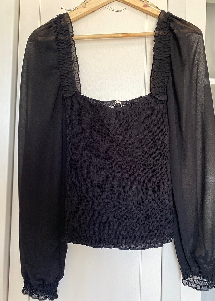 Siyah bluz - Görsel 3
