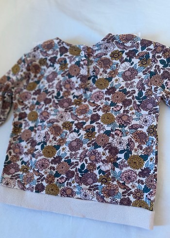 HM Kız Çocuk Renkli Çiçek Desenli Gömlek - Görsel 5