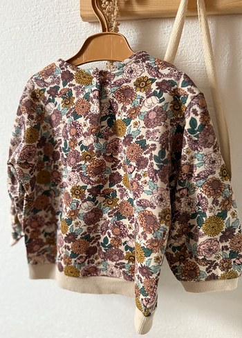 HM Kız Çocuk Renkli Çiçek Desenli Gömlek - Görsel 7