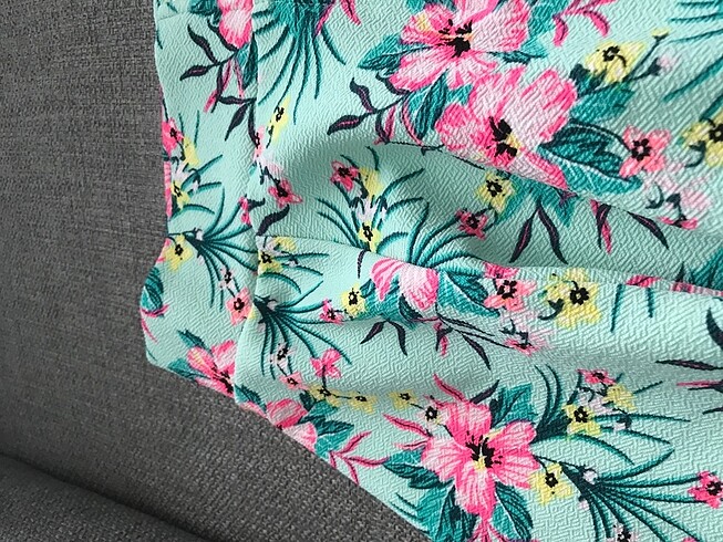 s Beden H&M Çiçekli Mini Etek
