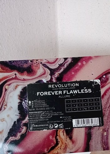 Beden Renk Koyu Pembe Göz Farı Paleti