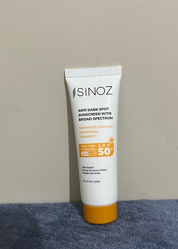 Sinoz SPF 50+ Güneş Kremi Leke Karşıtı