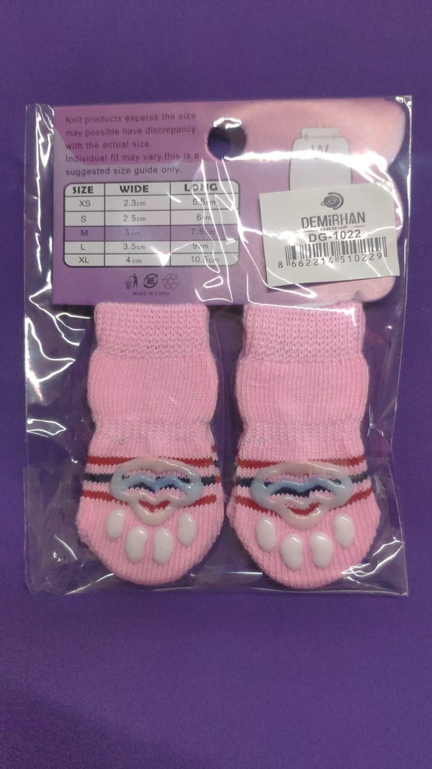 Pembe Evcil Hayvan Çorabı - Görsel 2