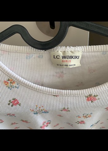 Kız Çocuk Beyaz Pamuklu Baskılı Uzun Kollu Tişört - Görsel 2