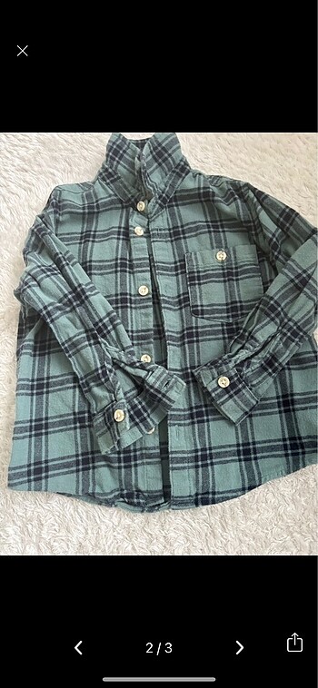 Zara Zara 3/4 yaş erkek çocuk gömlek