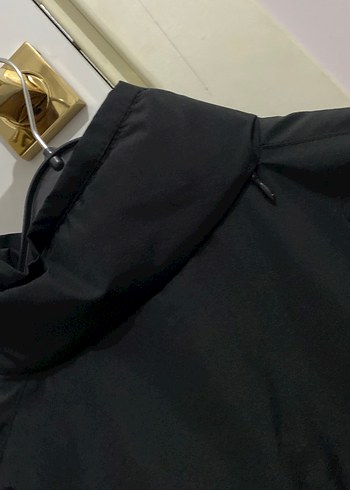 Kadın Siyah Spor Fermuarlı Yağmurluk - Görsel 3