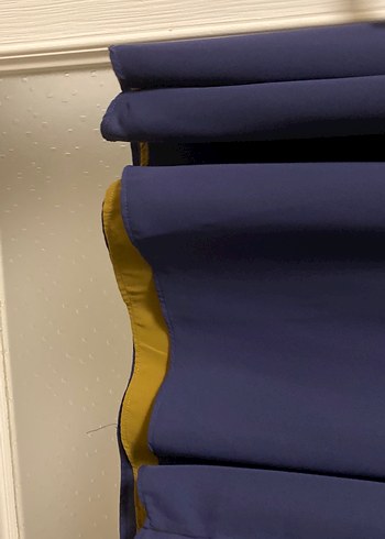 Lacivert Uzun Kollu Kadın Bornoz - Görsel 2