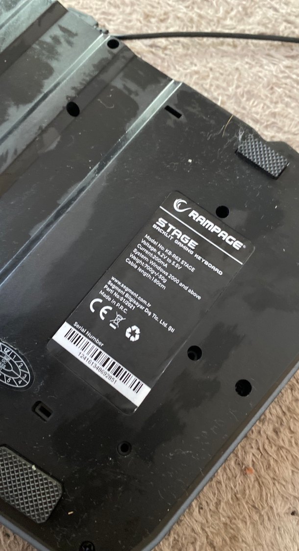 Kablolu Siyah Oyuncu Klavyesi - Görsel 5