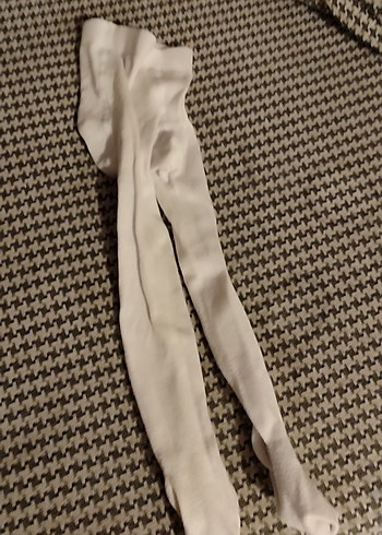 Düğmeli Beyaz Keten Kadın Kumaş Pantolon - Görsel 2