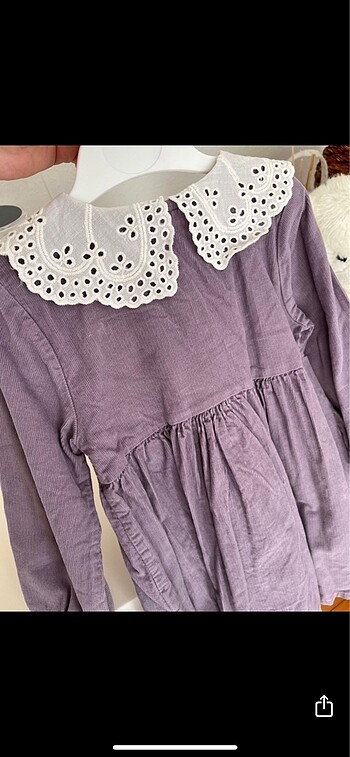 LC Waikiki Lila Lcw kadife elbise