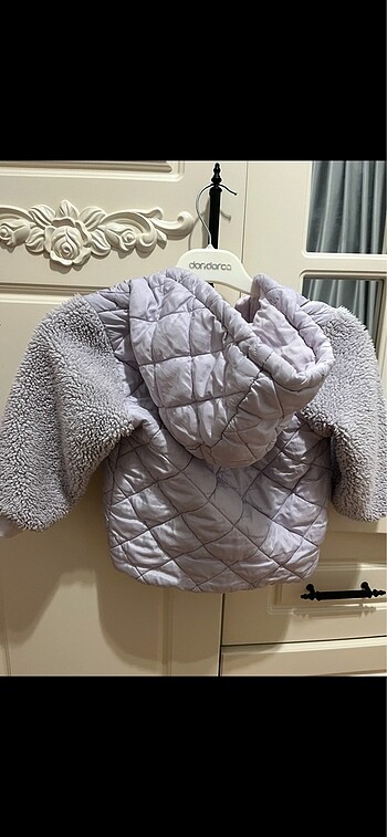HelloBaby kapitone teddy mont lila