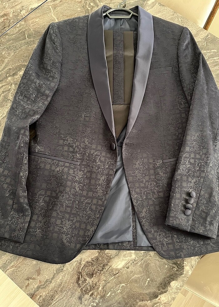 Altınyıldız smokin ceket pantolon kuşak papyon - Görsel 3