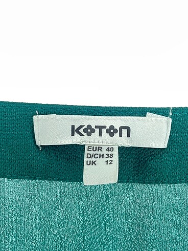 40 Beden yeşil Renk Koton Bluz %70 İndirimli.
