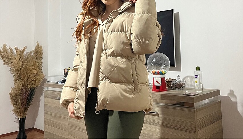 40 Beden Ürün kullanışlı şişme mont