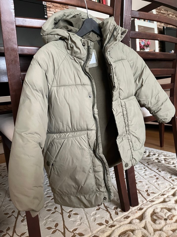 Kapüşonlu Fermuarlı Erkek Çocuk Mont - Görsel 2