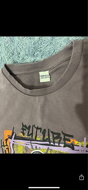11-12 Yaş Beden mor Renk Lcw erkek sweatshirt
