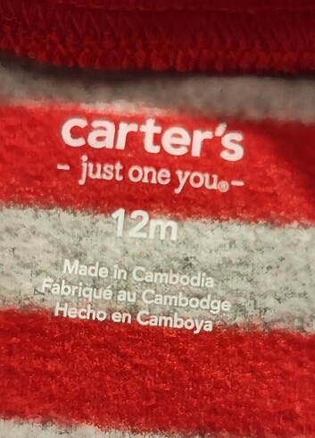 1 Yaş Beden Carters Tulum 