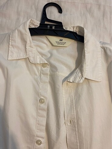 H&M beyaz gömlek 12-13 yaş yeni - Görsel 3