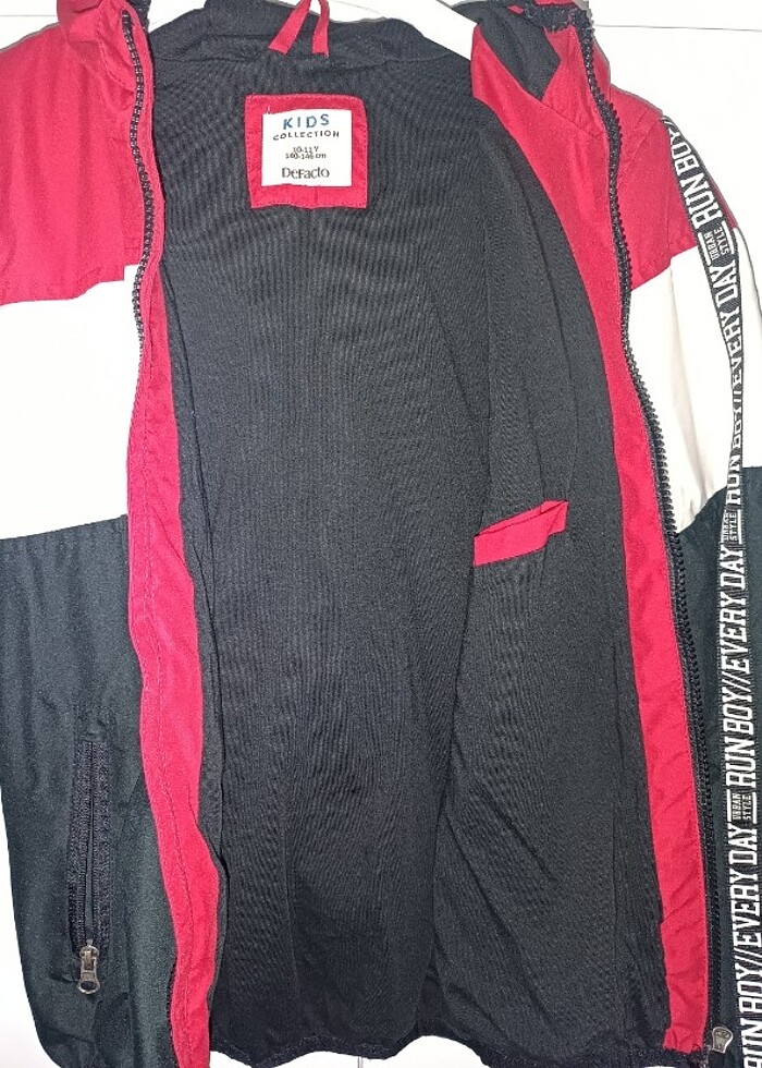 Defacto astarlı rüzgarlık 10-11 yaş - Görsel 5