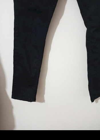 30 Beden Siyah Regular Fit Denim Pantolon