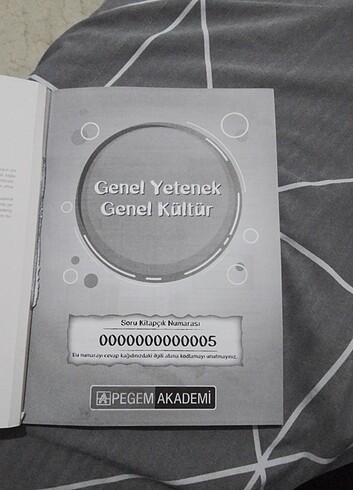  PEGEM DENEME SETİ