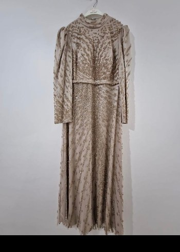 Etnik Desenli Uzun Kollu Kadın Elbise - Görsel 5