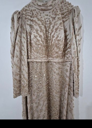 Etnik Desenli Uzun Kollu Kadın Elbise - Görsel 6