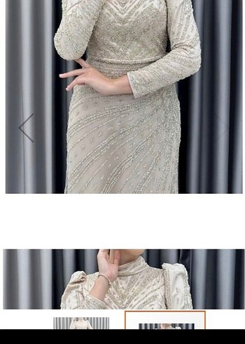 Etnik Desenli Uzun Kollu Kadın Elbise - Görsel 2