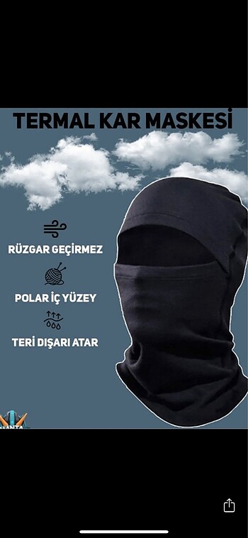 Termal Kar maskesi