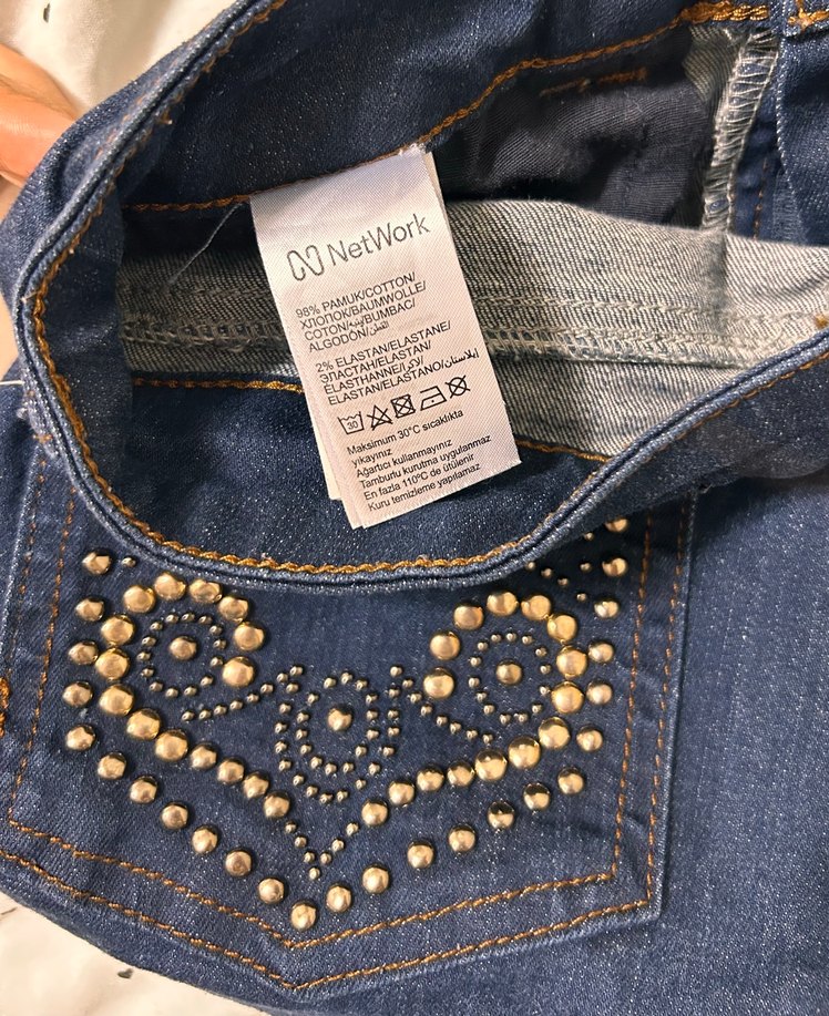 NetWork Koyu Mavi Metal Detaylı Denim Jean — görsel 2/4